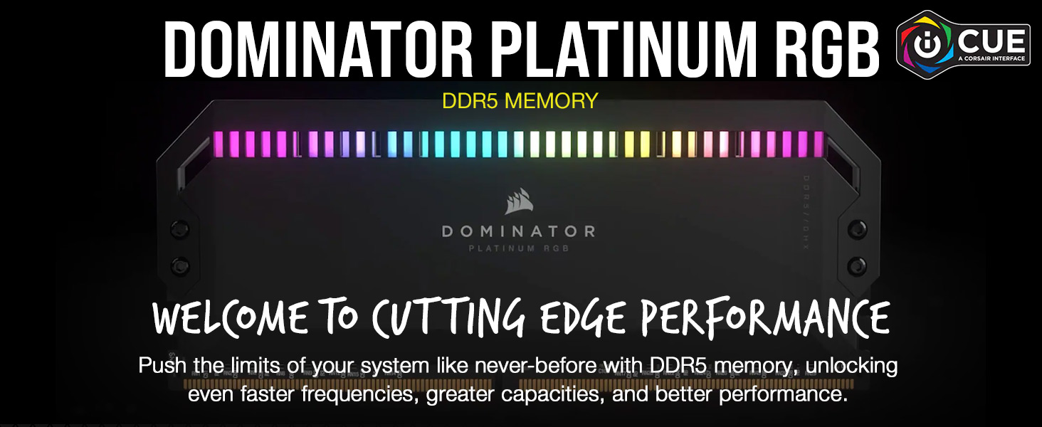 CORSAIR DOMINATOR PLATINUM RGB DDR5 デスクトップPC用メモリ 32GB